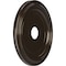 Ekena Millwork Traditional PVC Medallion (Canopies up to 11 1/2"), 19"OD x 3 1/2"ID x 1 1/2"P, Metallic Rustic Mist CMP19TRERU - alternate 3